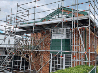 Scaffolding Be Left Up
