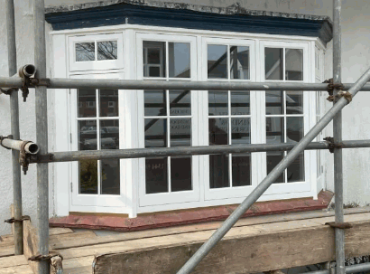 Scaffolding To Replace Windows