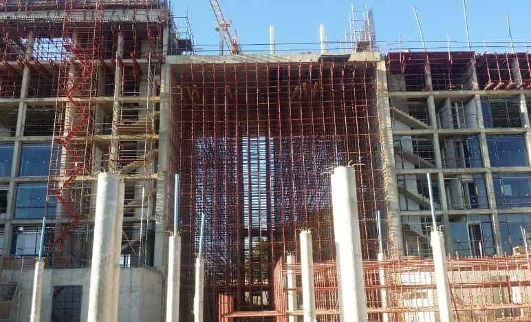 Birdcage Scaffolding in Whitburn